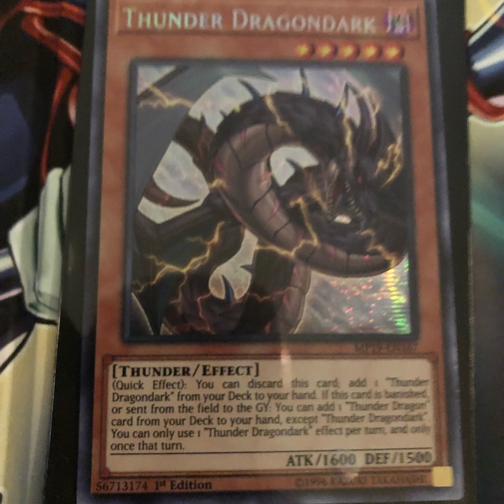 Yu-Gi-Oh Thunder Dragondark MP19-EN167